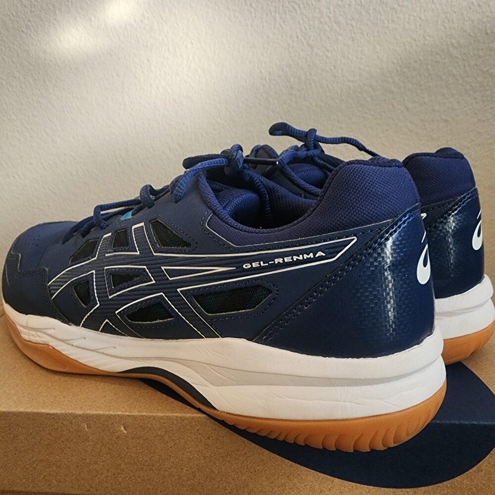 ASICS GEL-RENMA Shoes Mens Size 11 Indigo Blue Court Pickleball 1071A068-402 - Picture 4 of 14